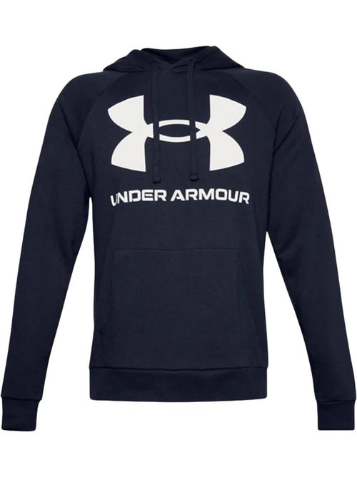 Sweat à capuche entraînement style gros logo rival - sous armure - Kiabi Sweat à capuche entraînement style gros logo rival - sous armure - Kiabi