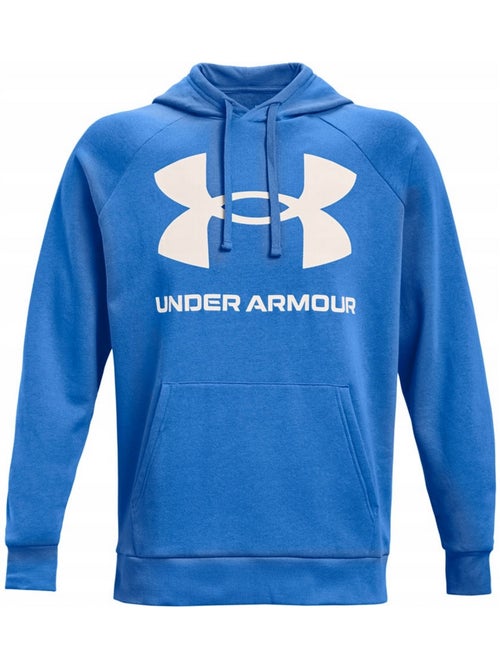 Sweat à capuche entraînement style gros logo rival - sous armure - Kiabi