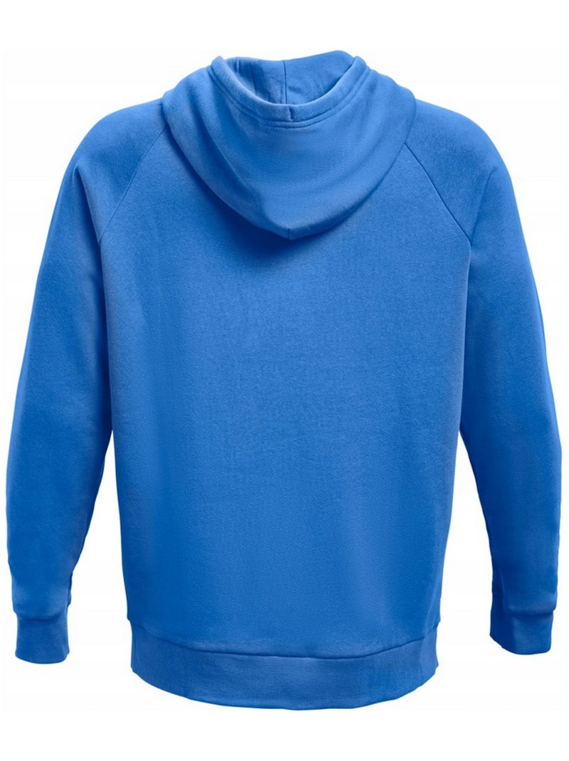 Sweat à capuche entraînement style gros logo rival - sous armure Bleu - Kiabi