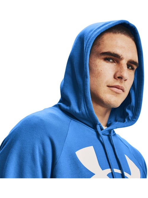 Sweat à capuche entraînement style gros logo rival - sous armure - Kiabi