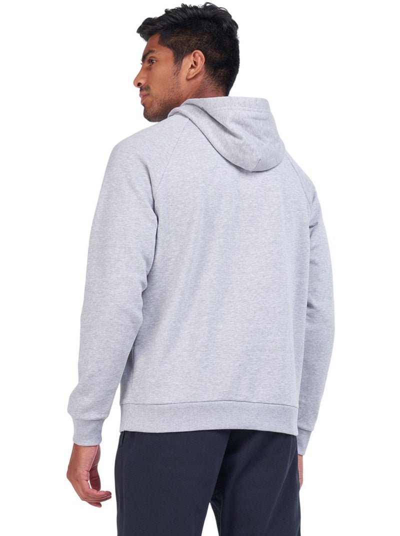 Sweat à capuche entraînement style gros logo rival - sous armure Gris - Kiabi