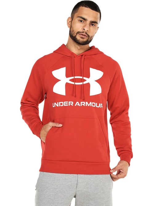 Sweat à capuche entraînement style gros logo rival - sous armure - Kiabi Sweat à capuche entraînement style gros logo rival - sous armure - Kiabi