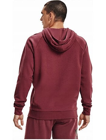 Sweat à capuche entraînement style gros logo rival - sous armure