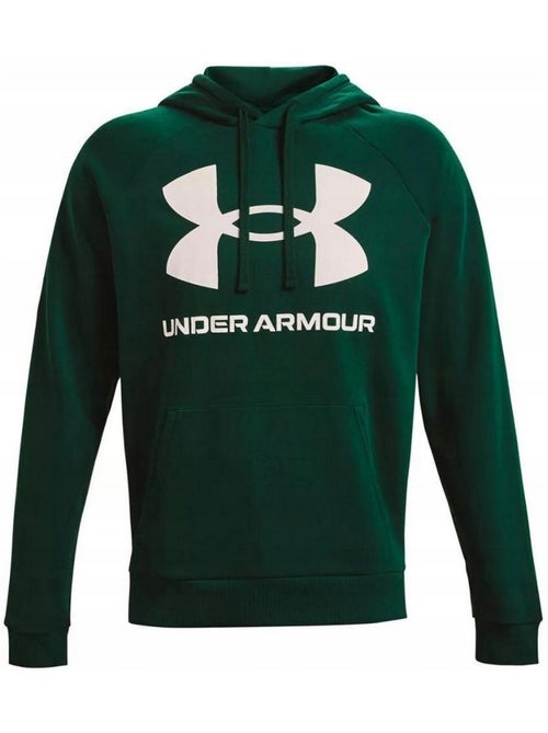 Sweat à capuche entraînement style gros logo rival - sous armure - Kiabi Sweat à capuche entraînement style gros logo rival - sous armure - Kiabi
