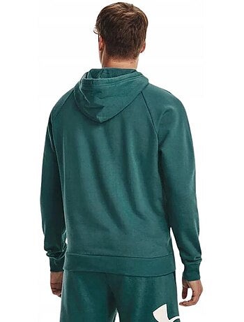 Sweat à capuche entraînement style gros logo rival - sous armure