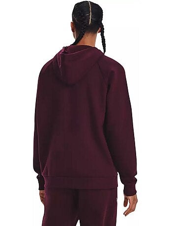 Sweat à capuche entraînement style gros logo rival - sous armure