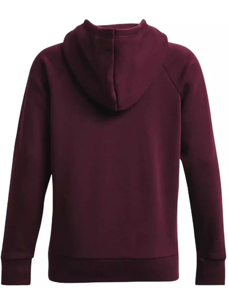 Sweat à capuche entraînement style gros logo rival - sous armure Violet clair - Kiabi