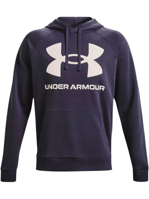 Sweat à capuche entraînement style gros logo rival - sous armure - Kiabi