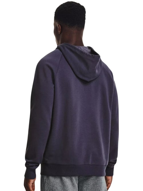 Sweat à capuche entraînement style gros logo rival - sous armure - Kiabi