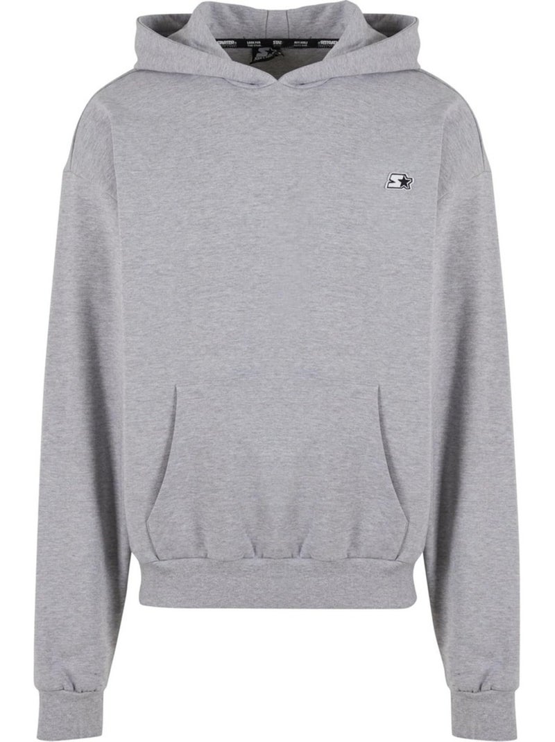 Sweat à capuche essential - starter black label Gris chiné - Kiabi