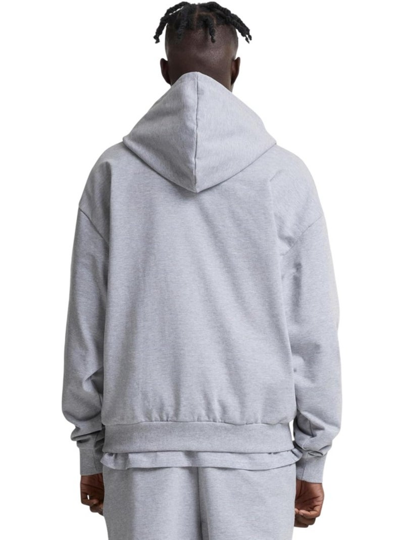 Sweat à capuche essential - starter black label Gris chiné - Kiabi