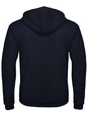 Sweat à capuche et fermeture zippée unisexe - b and c