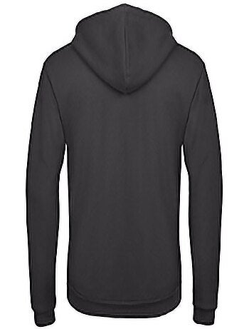 Sweat à capuche et fermeture zippée unisexe - b and c