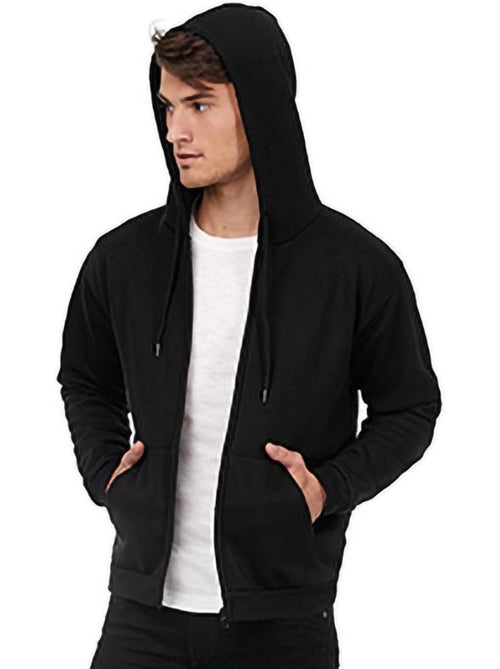 Sweat à capuche et fermeture zippée unisexe - b and c - Kiabi Sweat à capuche et fermeture zippée unisexe - b and c - Kiabi