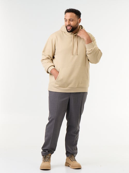 Sweat à capuche et poche kangourou - Kiabi