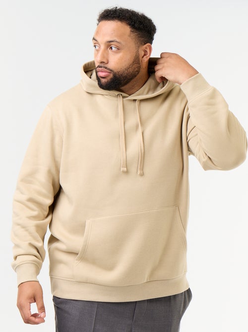 Sweat à capuche et poche kangourou - Kiabi