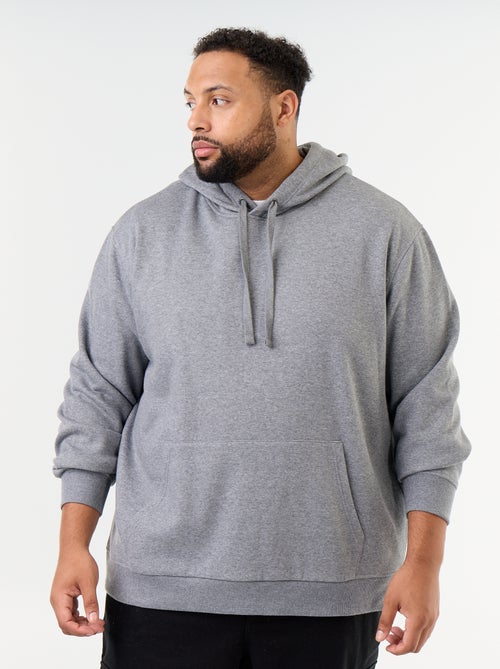 Sweat à capuche et poche kangourou - Kiabi