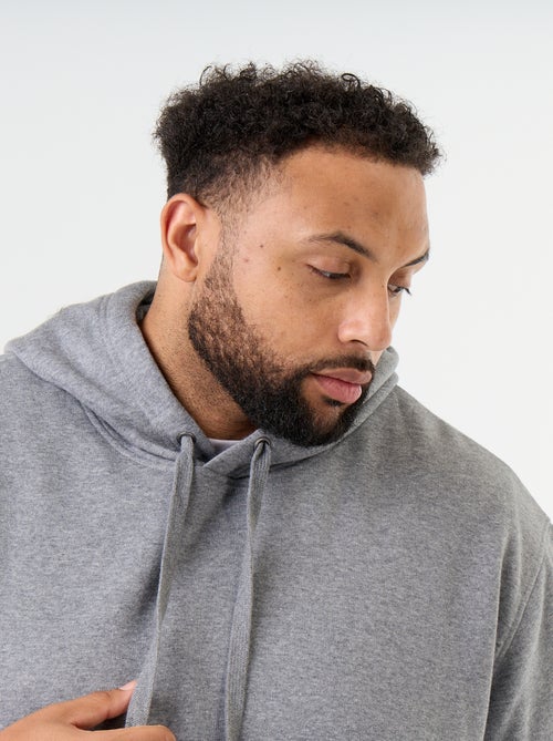 Sweat à capuche et poche kangourou - Kiabi
