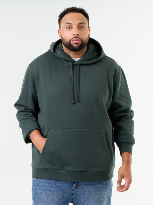 Sweat à capuche et poche kangourou - Kiabi
