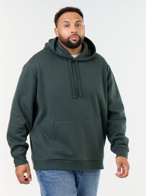 Sweat à capuche et poche kangourou - Kiabi