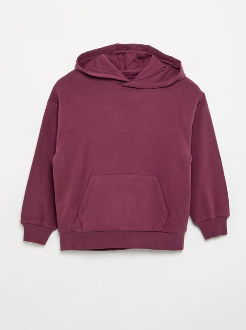 Sweat à capuche et poche kangourou - Kiabi