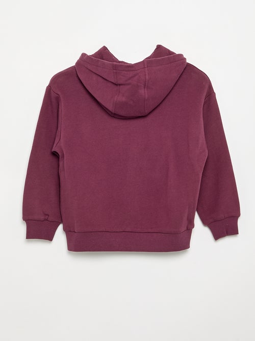 Sweat à capuche et poche kangourou - Kiabi