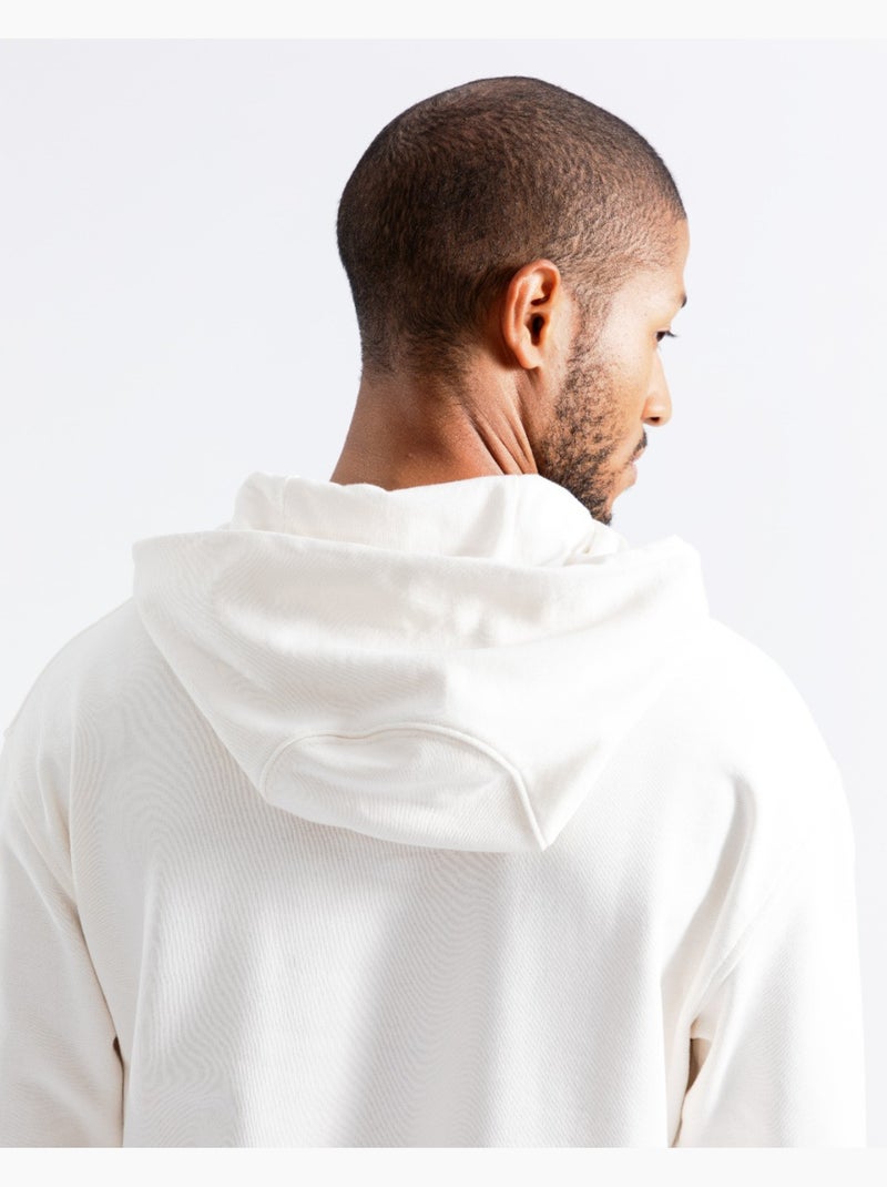Sweat à capuche Evasion   - New Man Ecru - Kiabi