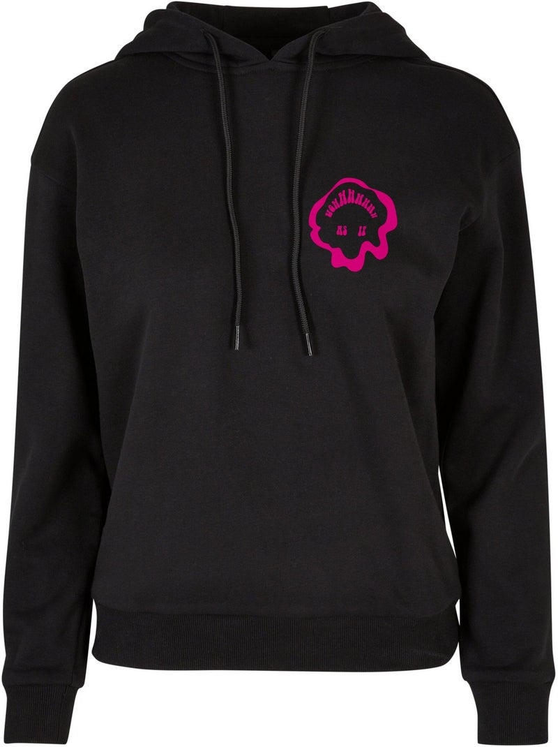 Sweat à capuche every things nice - miss tee Noir - Kiabi