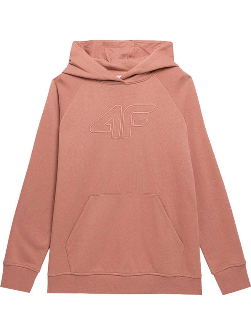 Sweat à capuche f535 - 4f Crème - Kiabi