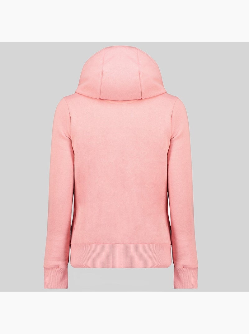 Sweat à capuche fabeaute – geographical norway Rose pâle - Kiabi