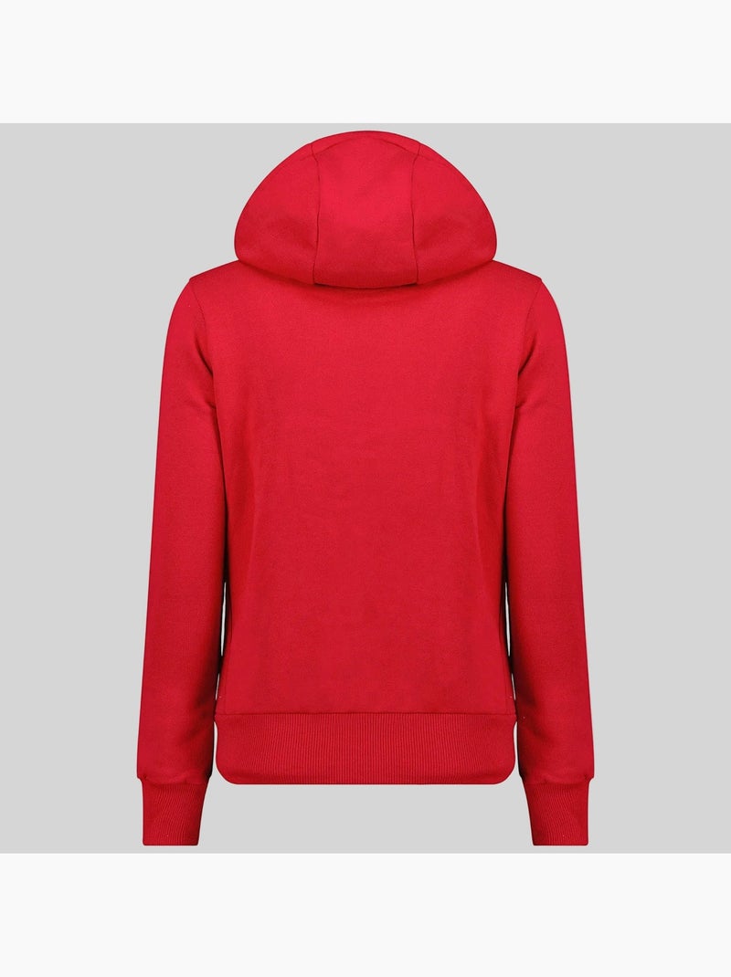 Sweat à capuche fabeaute – geographical norway Rouge grenat - Kiabi