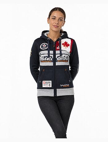 Sweat à capuche face – canadian peak