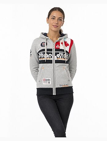 Sweat à capuche face – canadian peak