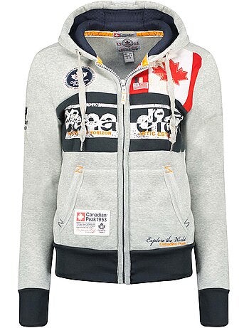 Sweat à capuche face – canadian peak