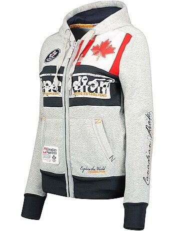 Sweat à capuche face – canadian peak