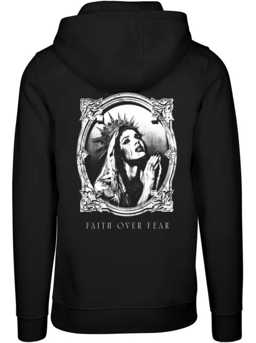 Sweat à capuche faith over fear - mister tee - Kiabi Sweat à capuche faith over fear - mister tee - Kiabi