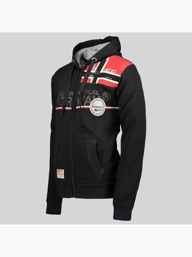 Sweat à capuche faponie – geographical norway Noir - Kiabi