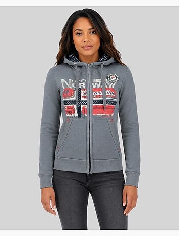 Sweat à capuche farlotte – geographical norway
