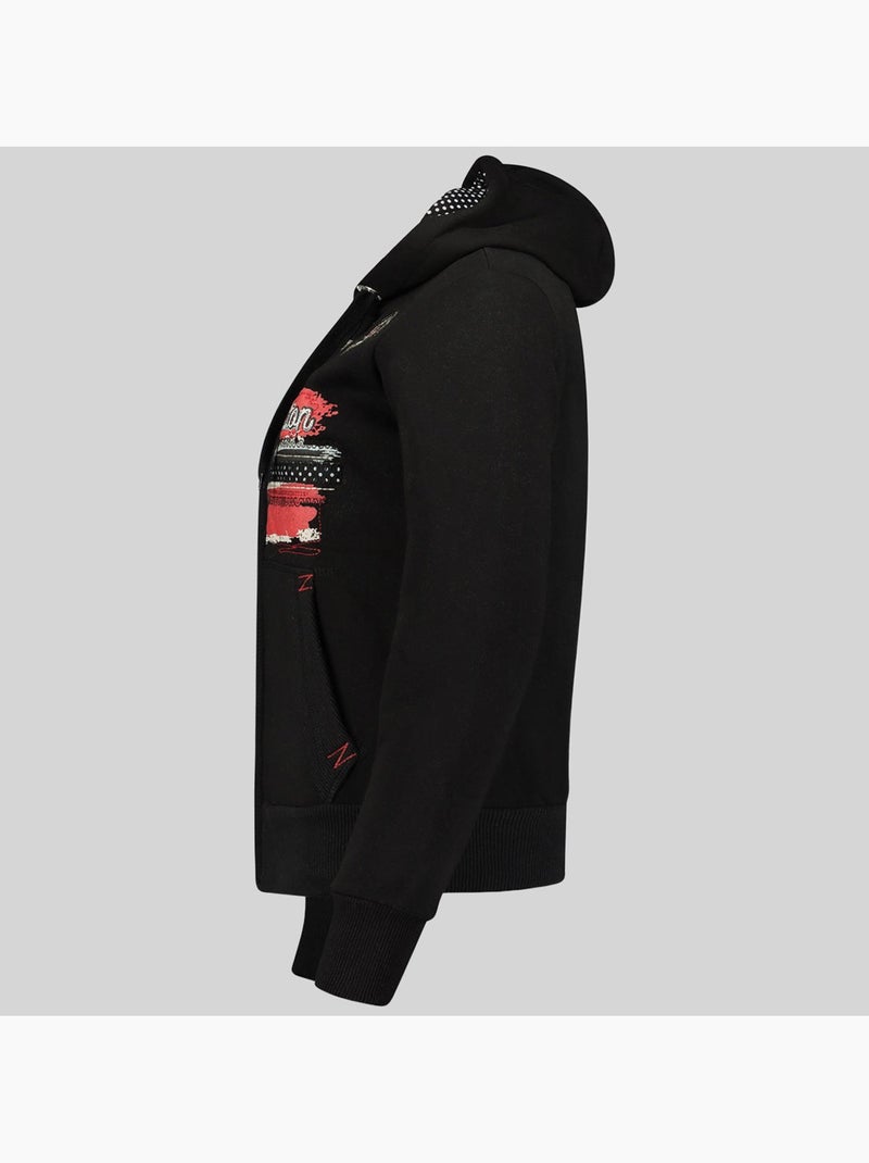 Sweat à capuche farlotte – geographical norway Noir - Kiabi