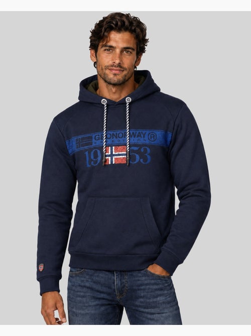 Sweat à capuche fastlife – geographical norway - Kiabi