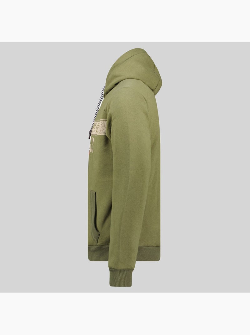 Sweat à capuche fastlife – geographical norway Kaki - Kiabi