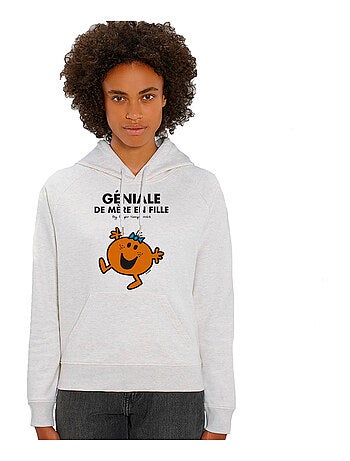 Sweat à capuche Femme - GÉNIALE DE MÈRE EN FILLE