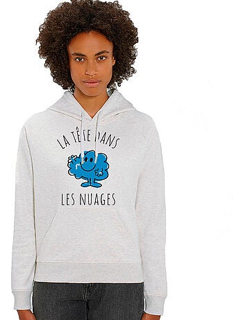 Sweat à capuche Femme - LA TÊTE DANS LES NUAGES