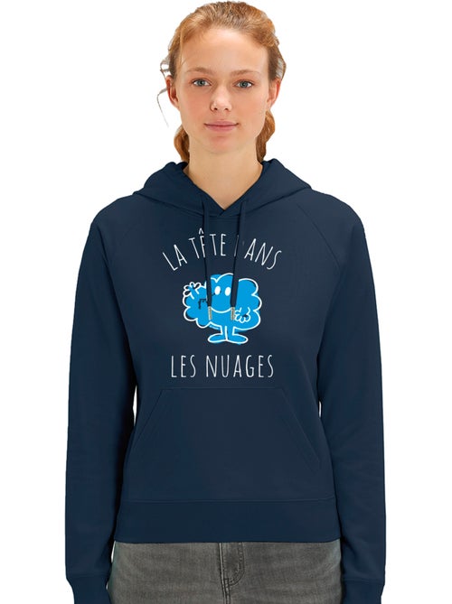 Sweat à capuche Femme - LA TÊTE DANS LES NUAGES - Kiabi