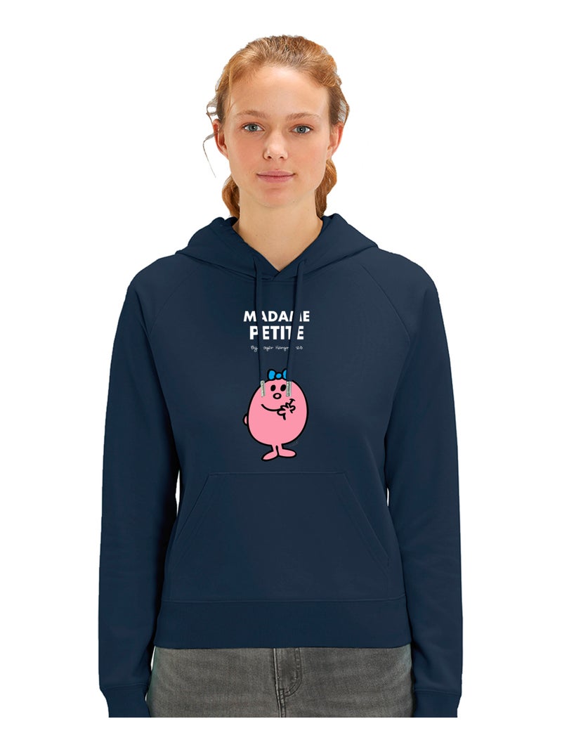 Sweat à capuche Femme - MADAME PETITE Bleu marine - Kiabi