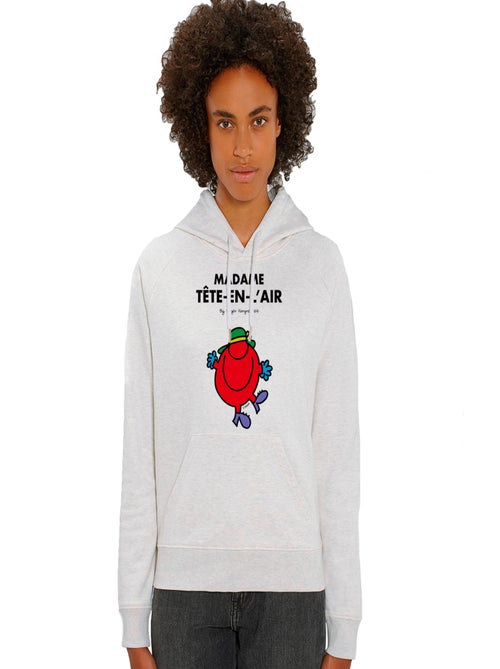 Sweat à capuche Femme - MADAME TÊTE EN L'AIR - Kiabi