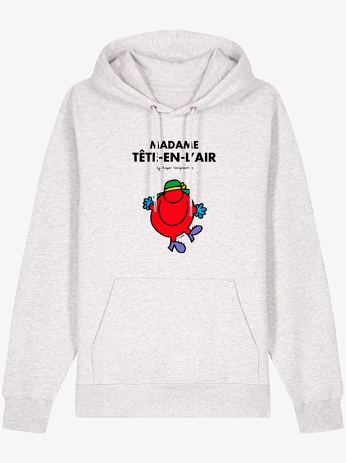 Sweat à capuche Femme - MADAME TÊTE EN L'AIR - Kiabi