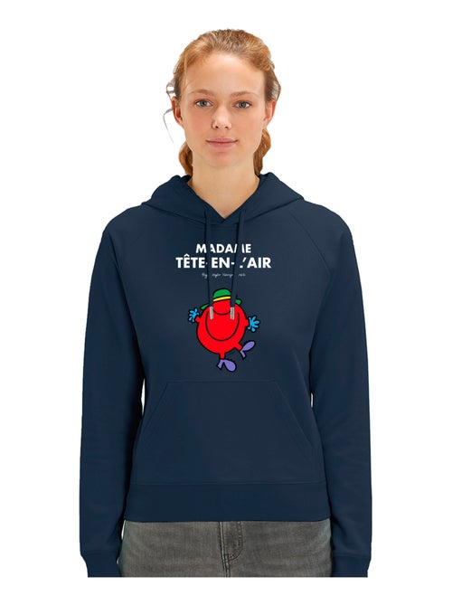 Sweat à capuche Femme - MADAME TÊTE EN L'AIR - Kiabi