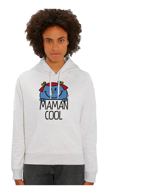 Sweat à capuche Femme - MAMAN COOL - Kiabi