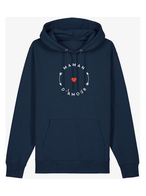 Sweat à capuche Femme - MAMAN D'AMOUR 2 MPT - Kiabi